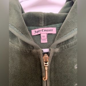 Green Juicy Couture Zip-up